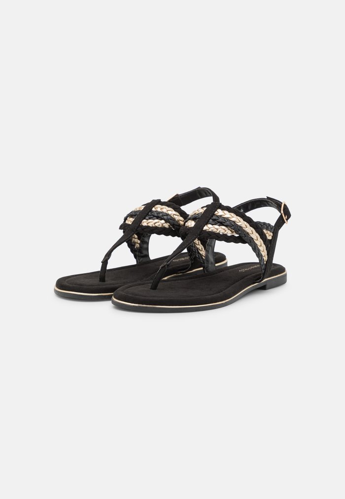 Sandales Anna Field T-bar Noir Femme | DQU-5674473